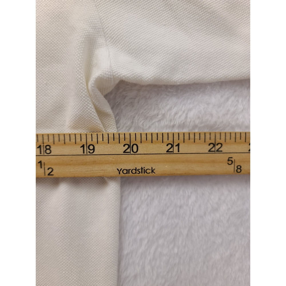 Vintage Boast Princeton Polo Shirt Men's XL White Cotton Pique Ivy League HK - Picture 5 of 14